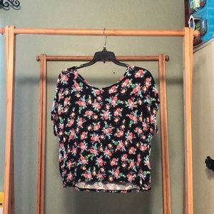 NWOT Forever 21 floral top with strappy back